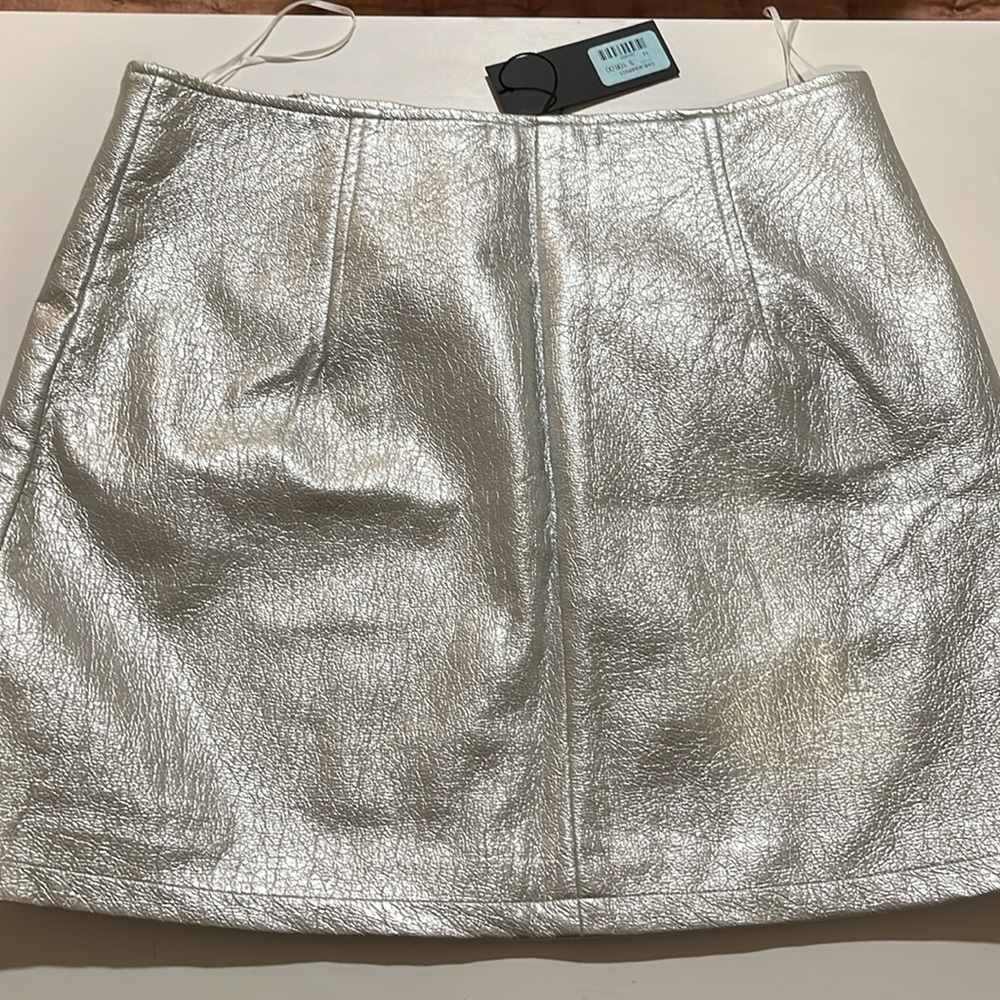 Carmar Los Angeles Silver Mini Skirt - Picture 4 of 6